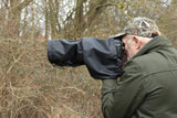 Waterproof Lens Rain Cover For Sigma 120-300 F2.8 DG OS HSM in DPM Camo, Olive green, Black colours