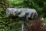 For NIKON lens range Waterproof Reversible Double layer DPM Camo - Black or Olive Camera Lens Cover & CAP SET