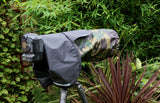 For CANON lens range SET Waterproof Reversible Double layer DPM Camo - Black Camera Lens Cover & CAP