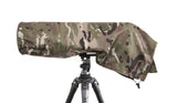 For SONY lens Range Waterproof EREBIS Print Camo Camera Lens Rain Cover, CAP & Pouch SET