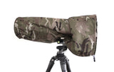 For SONY lens Range Waterproof EREBIS Print Camo Camera Lens Rain Cover, CAP & Pouch SET