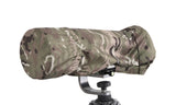 For SONY lens Range Waterproof EREBIS Print Camo Camera Lens Rain Cover, CAP & Pouch SET