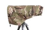For SONY lens Range Waterproof EREBIS Print Camo Camera Lens Rain Cover, CAP & Pouch SET