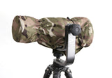 For SONY lens Range Waterproof EREBIS Print Camo Camera Lens Rain Cover, CAP & Pouch SET
