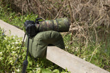 U Shaped Waterproof Camera Bean Bag, Cordura Woodland, DPM Camo, Olive Green, Black