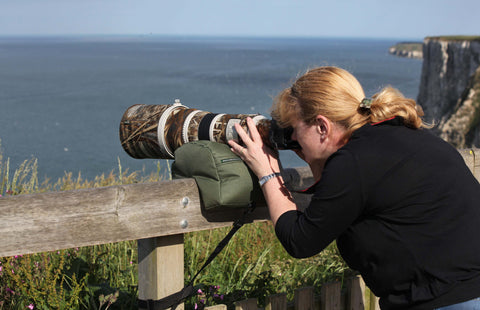 U Shaped Waterproof Camera Bean Bag, Cordura True Timber HTC & KANATI, DPM Camo, Olive Green, Black