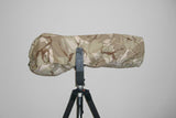 Reversible Waterproof Camera Lens Cover for Nikon 500 F4 VR I & II, Desert Camo with free Cap