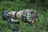 For CANON lens Range Waterproof DPM Woodland Camera Lens SET Cover, Cap & Pouch