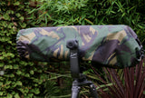 For NIKON lens range Waterproof Reversible Double layer DPM Camo - Black or Olive Camera Lens Cover & CAP SET