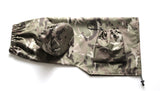 For SONY lens Range Waterproof EREBIS Print Camo Camera Lens Rain Cover, CAP & Pouch SET