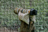 Large Double Filled/Unfilled Camera Bean Bag Desert Camo Pattern.