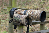 Waterproof Woodland FILLED/UNFILLED Large Double Camera Bean Bag & Shoulder Strap. 900 gms weight